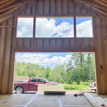 Luxury home under construction in Manchester, Vermont